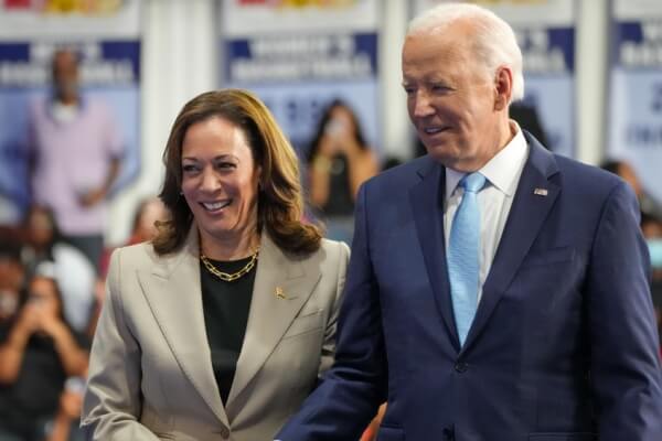 President Biden with Vice President Kamala Harris